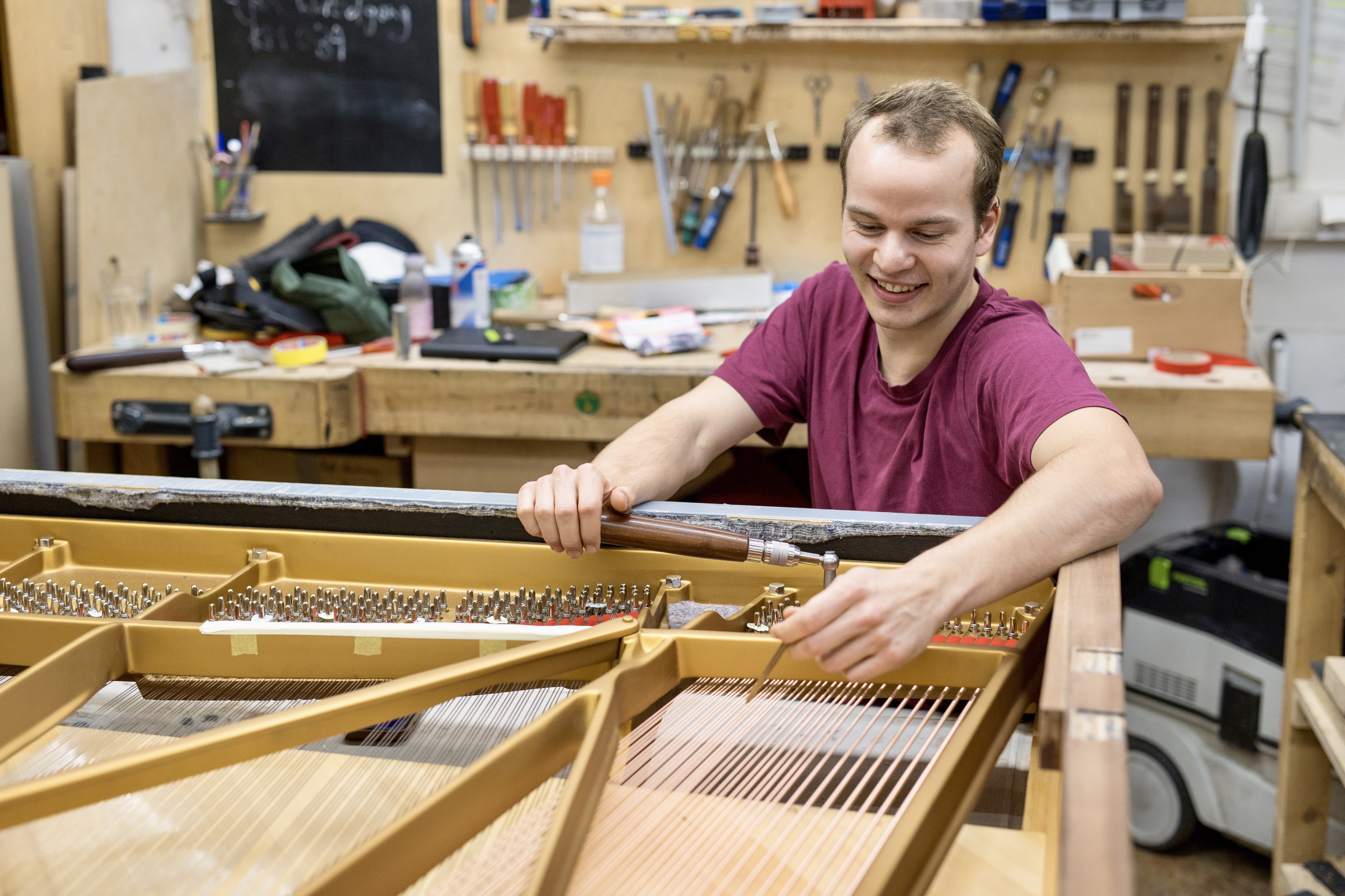 Arbeit in der Werkstatt